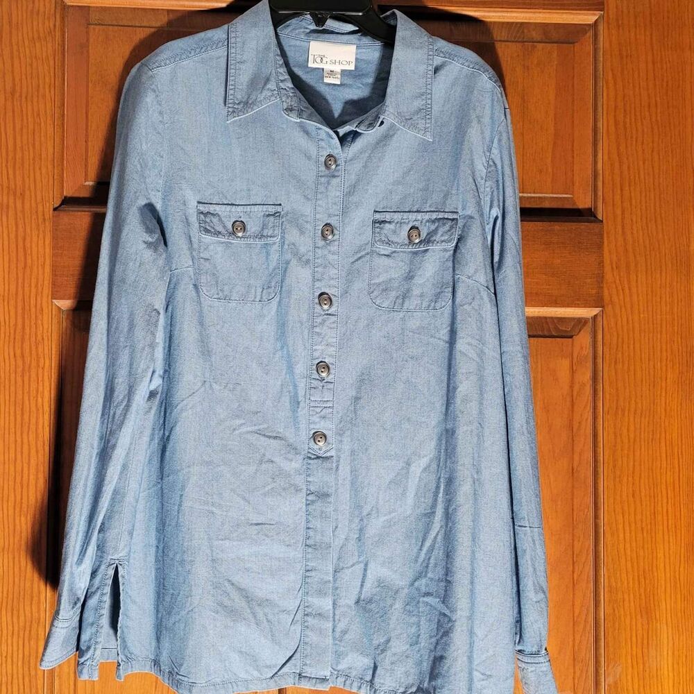Women's medium The Tog Shop denim top